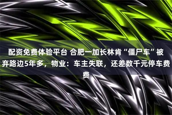 配资免费体验平台 合肥一加长林肯“僵尸车”被弃路边5年多，物业：车主失联，还差数千元停车费